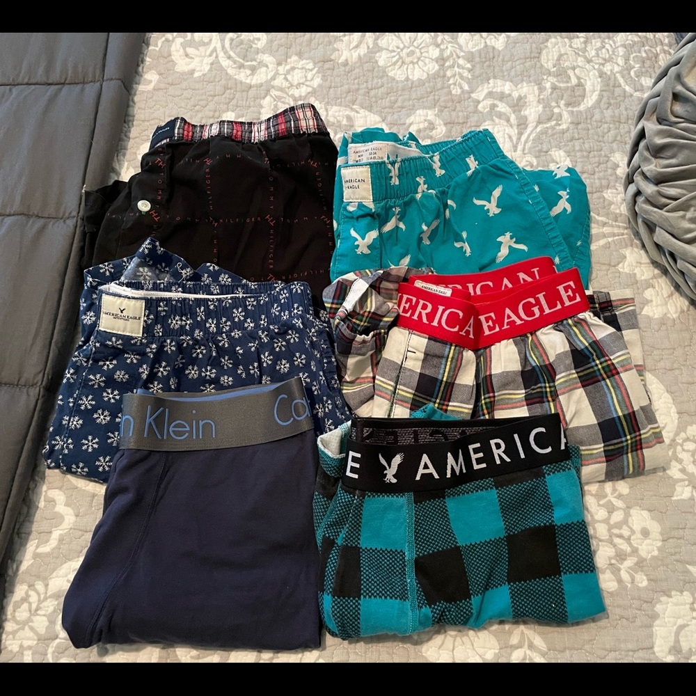6 pairs of boxers/ boxer briefs